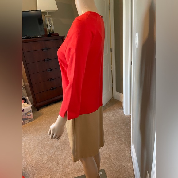 Colour block dress with pockets - Picture 5 of 11